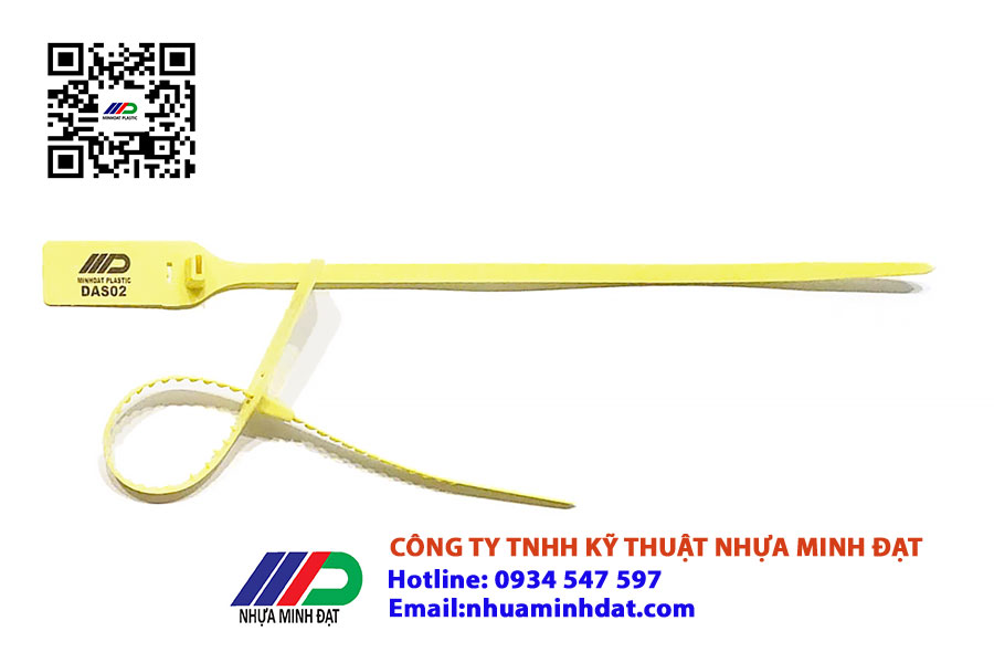 Seal niêm phong dẹt DAS02 - Thiết Bị Niêm Phong Minh Đạt - Công Ty TNHH Kỹ Thuật Nhựa Minh Đạt