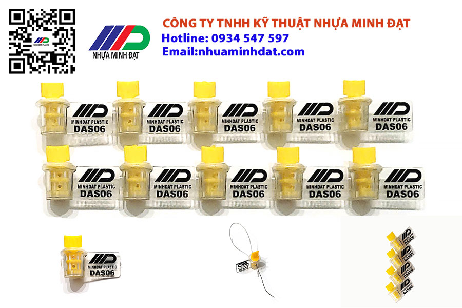 Seal niêm phong khóa vặn DAS06.6 - Thiết Bị Niêm Phong Minh Đạt - Công Ty TNHH Kỹ Thuật Nhựa Minh Đạt