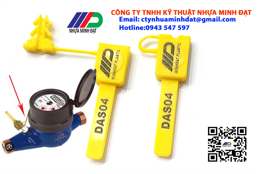 Seal niêm phong 4 ngạnh DAS04 - Thiết Bị Niêm Phong Minh Đạt - Công Ty TNHH Kỹ Thuật Nhựa Minh Đạt