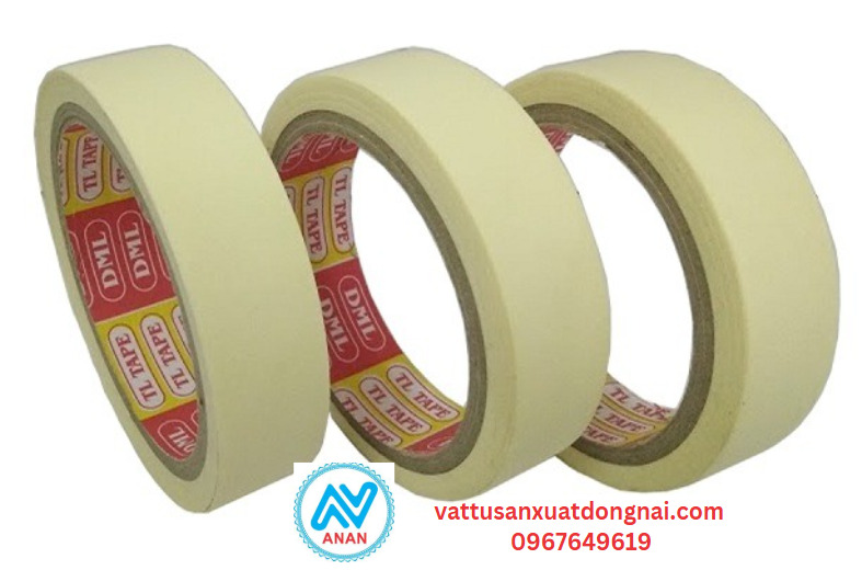 Băng keo giấy khô 2.5cm và 5cm loại dày - Văn Phòng Phẩm ANAN - Công Ty TNHH Dịch Vụ và Thương Mại ANAN