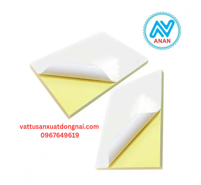 Giấy Decal A4 đế vàng - Văn Phòng Phẩm ANAN - Công Ty TNHH Dịch Vụ và Thương Mại ANAN
