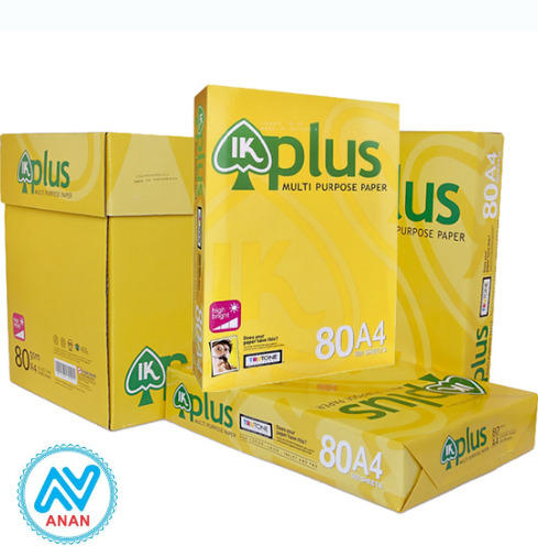 Giấy in IK Plus A4 80 gsm - Văn Phòng Phẩm ANAN - Công Ty TNHH Dịch Vụ và Thương Mại ANAN