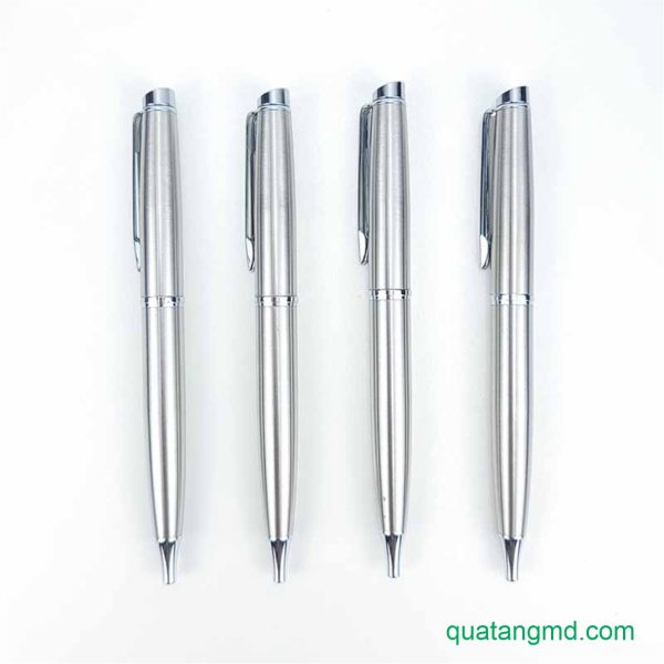 Bút kim loại trắng - Quà Tặng Mạnh Dũng - Công Ty Cổ Phần Quảng Cáo Mạnh Dũng