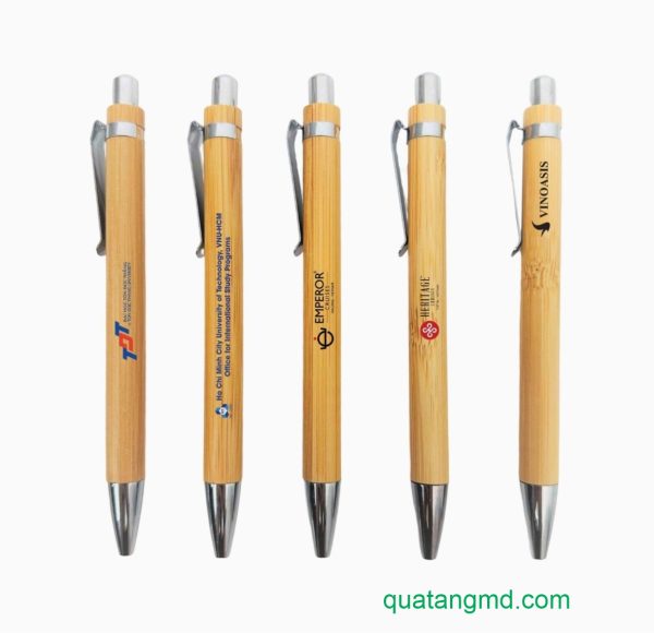 Bút tre in logo - Quà Tặng Mạnh Dũng - Công Ty Cổ Phần Quảng Cáo Mạnh Dũng