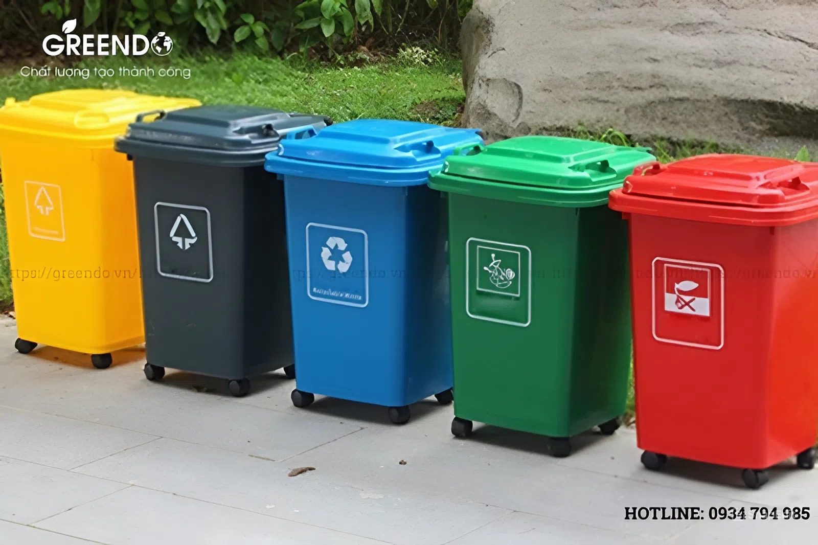 Thùng rác composite - Công Ty TNHH Thiết Bị Greendo