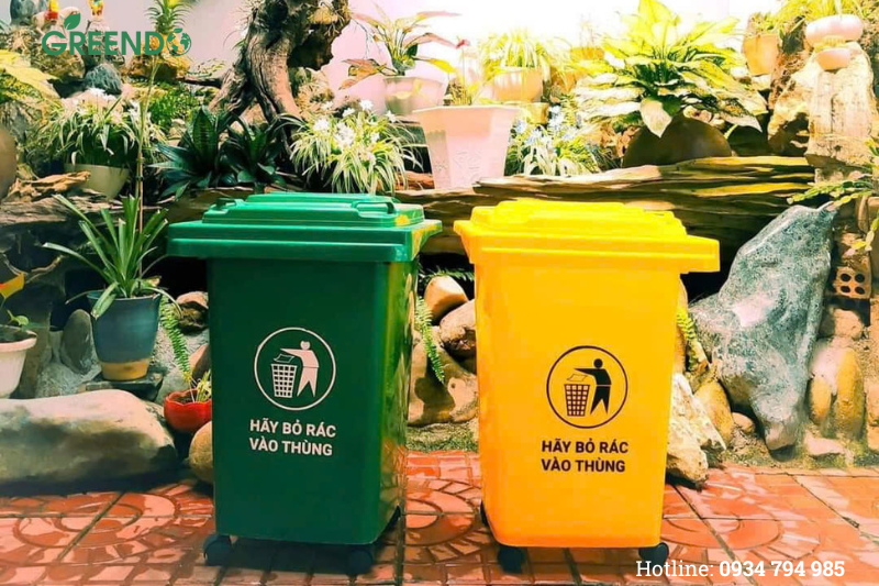 Thùng rác nhựa - Công Ty TNHH Thiết Bị Greendo