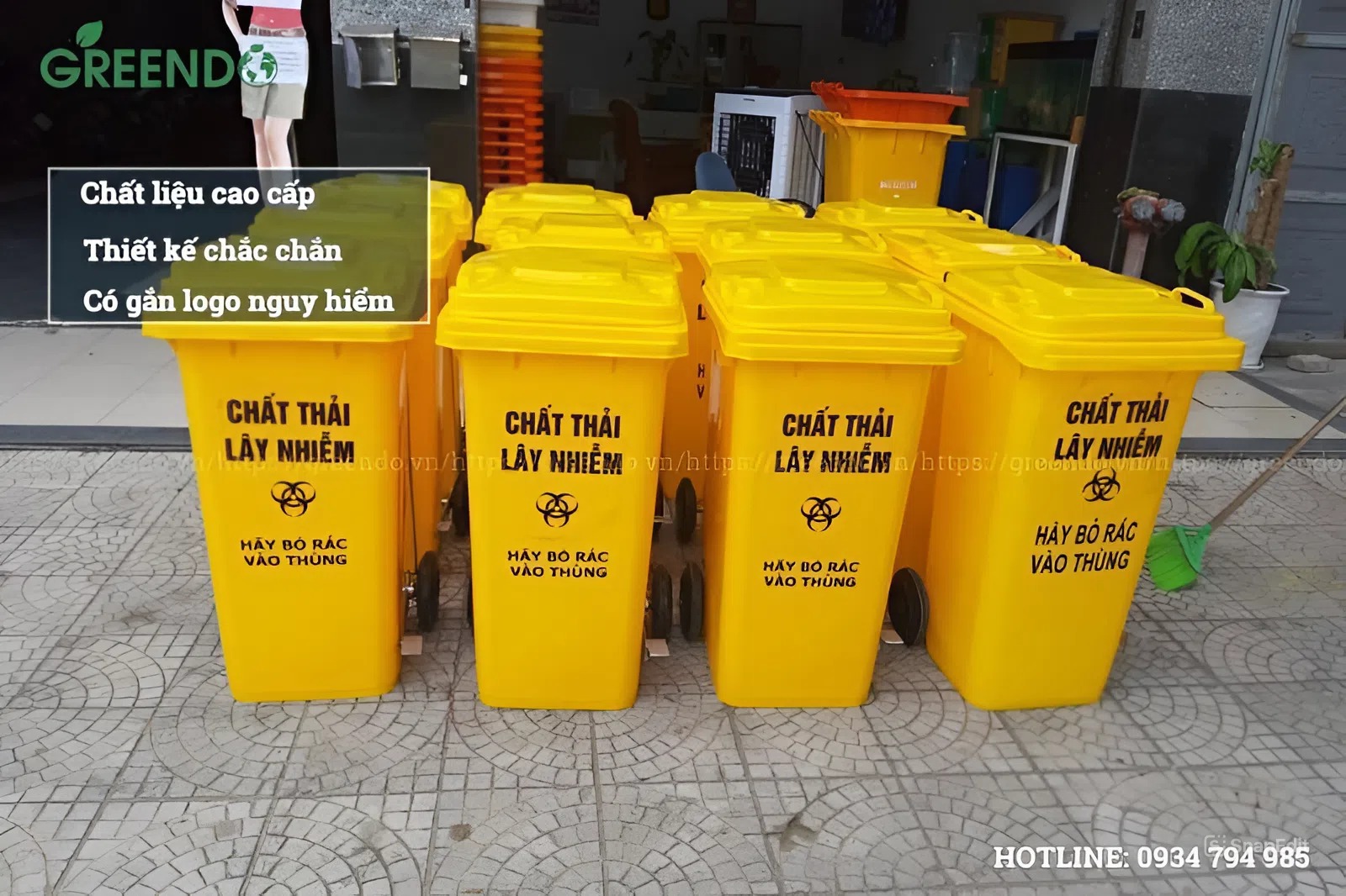 Thùng rác y tế - Công Ty TNHH Thiết Bị Greendo