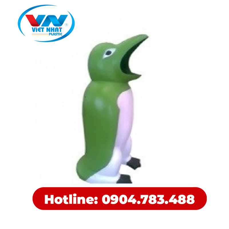Thùng rác nhựa Composite chim cánh cụt - Nhựa Việt Nhật - Công Ty TNHH Nhựa Việt Nhật