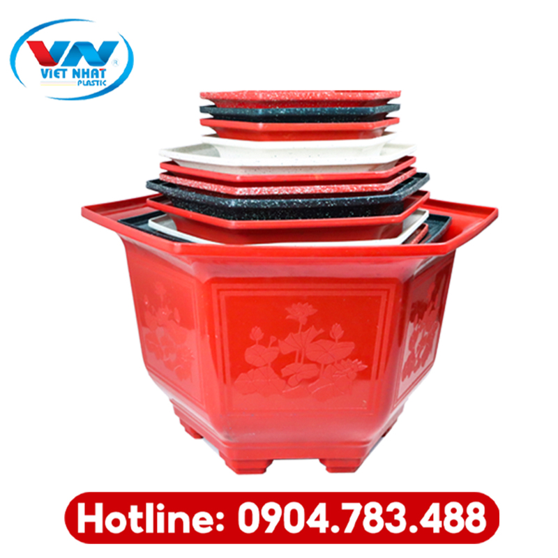 Chậu lục giác - Bonsai - Nhựa Việt Nhật - Công Ty TNHH Nhựa Việt Nhật