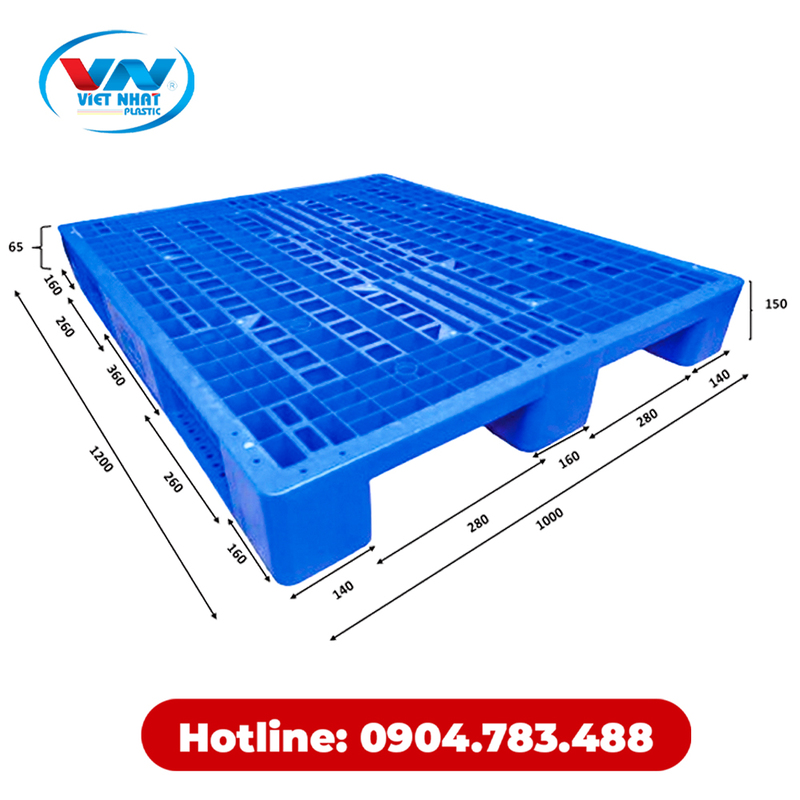 Pallet nhựa ba chân - Nhựa Việt Nhật - Công Ty TNHH Nhựa Việt Nhật