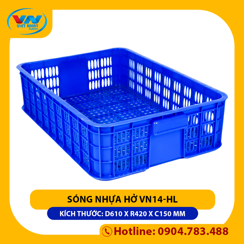 Sóng nhựa hở 1T5 - Nhựa Việt Nhật - Công Ty TNHH Nhựa Việt Nhật