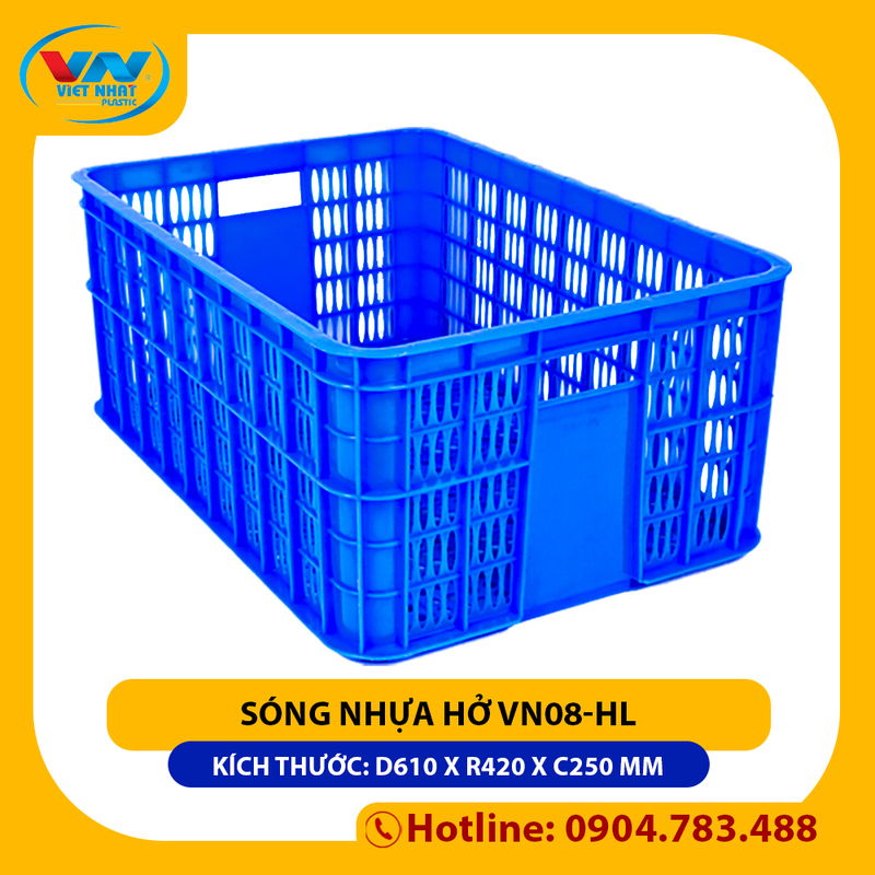Sóng nhựa hở 2T5 - Nhựa Việt Nhật - Công Ty TNHH Nhựa Việt Nhật