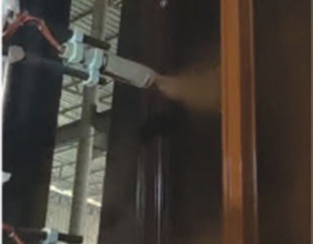 Phun cốc xoay cửa chống trộm không đạt tiêu chuẩn - Dịch Vụ Sơn Phủ Xanh - Công Ty TNHH Công Nghệ Phủ Xanh