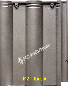 Ngói chính 1 màu Fuji M2 Ibushi - Gạch ốp Lát Cường Quốc - Công Ty Cổ Phần Thương Mại Và Dịch Vụ Cường Quốc