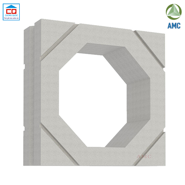 Gạch thông gió trắng AMC T-17