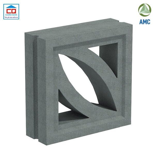 Gạch bông gió xi măng AMC D-01