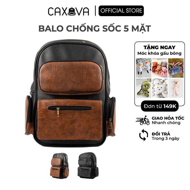 Balo chống sốc 5 mặt - Balo, Túi Xách CAXAVA - Công Ty TNHH Sản Xuất Và Dịch Vụ Thương Mại Đức Phúc Khánh