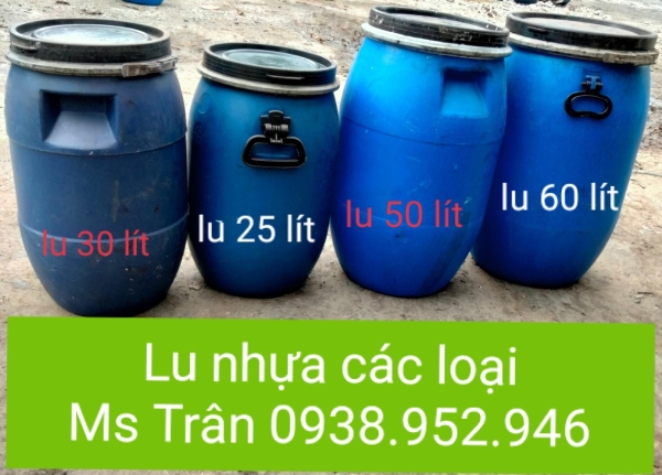 Lu nhựa 25-60L - Thùng Phuy Việt Đức - Công Ty Cổ Phần Môi Trường Việt Đức