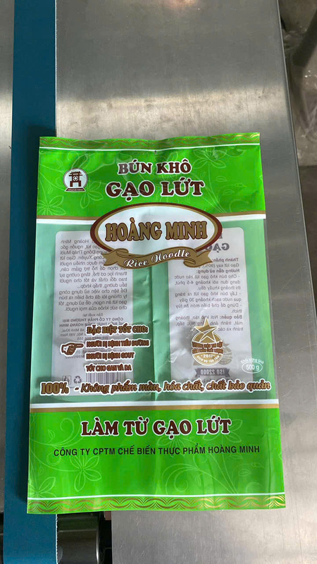 Bao bì bún khô gạo lứt Hoàng Minh