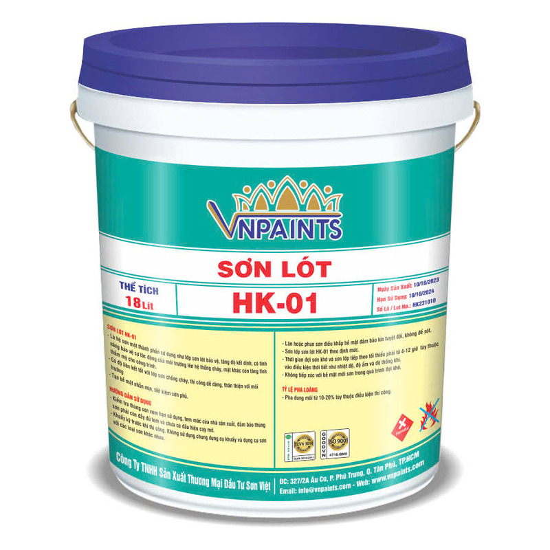 Sơn lót chống gỉ Vnpaints - Sơn Chống Cháy An Toàn - Công Ty TNHH An Toàn