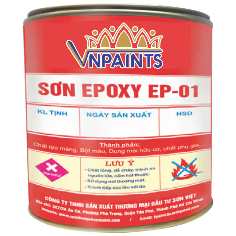 Sơn phủ sàn Epoxy EP-01 - Sơn Chống Cháy An Toàn - Công Ty TNHH An Toàn