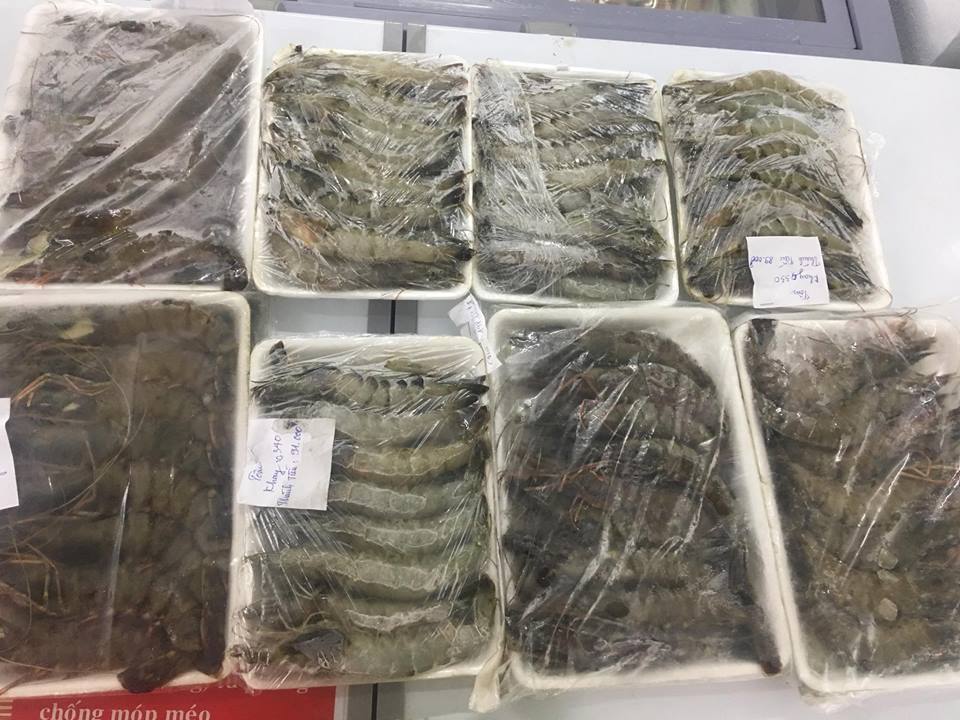Tôm đông lạnh