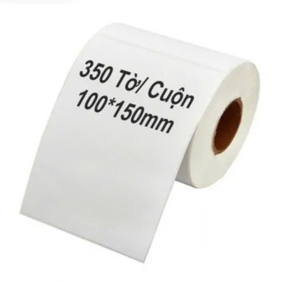 Giấy Decal in nhiệt 100x150 - 300 tem/cuộn - Vật Liệu Đóng Gói Song Hương - Công Ty TNHH Vật Liệu Đóng Gói Song Hương