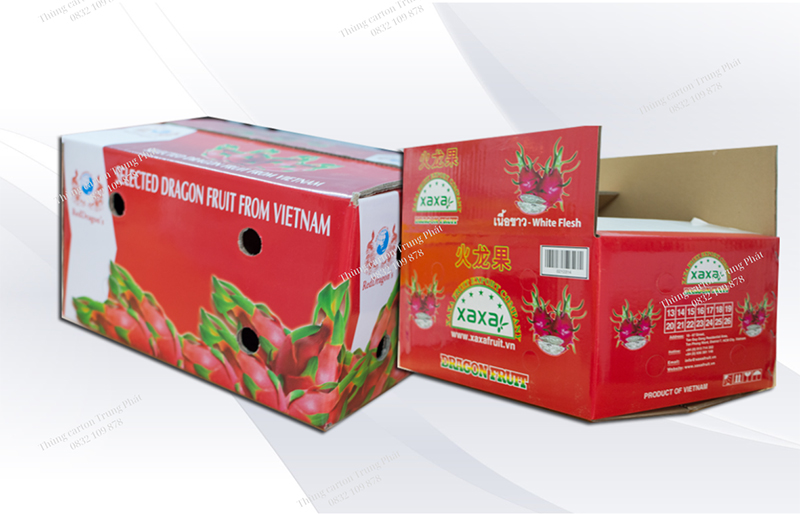 Thùng hoa quả - Thùng Carton Trung Phát - Công Ty TNHH Sản Xuất Thương Mại Xuất Nhập Khẩu Trung Phát	