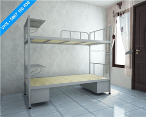 Giường 2 tầng có tủ + bàn học - Tủ Sắt Vihasu Việt Nam - Công Ty TNHH Công Nghiệp Vihasu Việt Nam