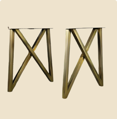 Chân bàn inox mạ vàng - Gia Công Cơ Khí Vĩ Kim - Công Ty TNHH Kỹ Thuật Vĩ Kim