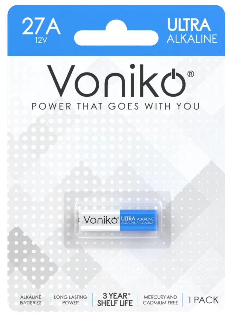 Pin kiềm Voniko 27A - 12V