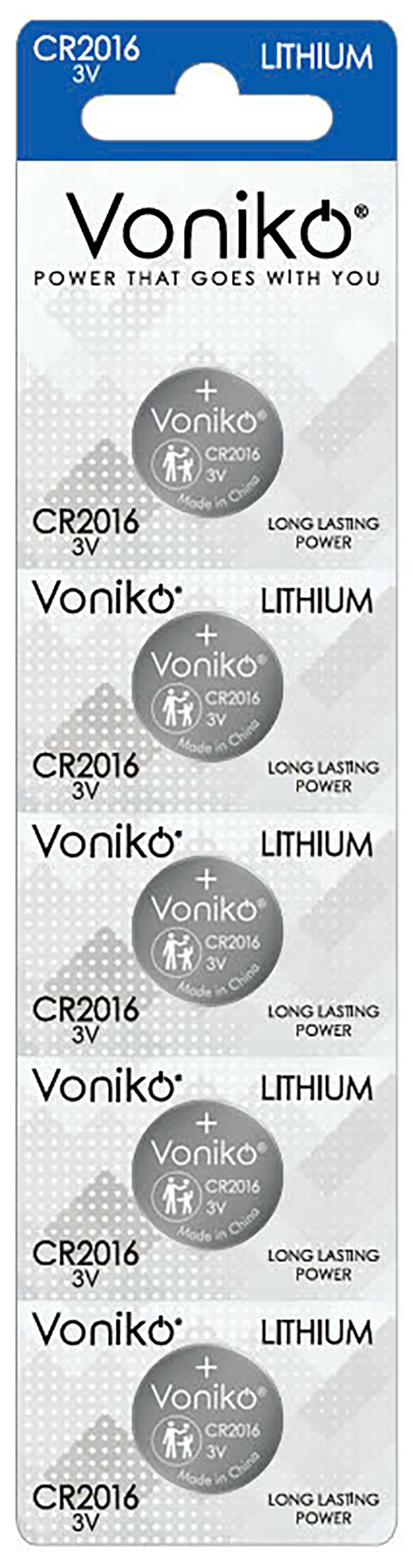 Pin Lithium Voniko CR2016 - Pin đồng xu 3V