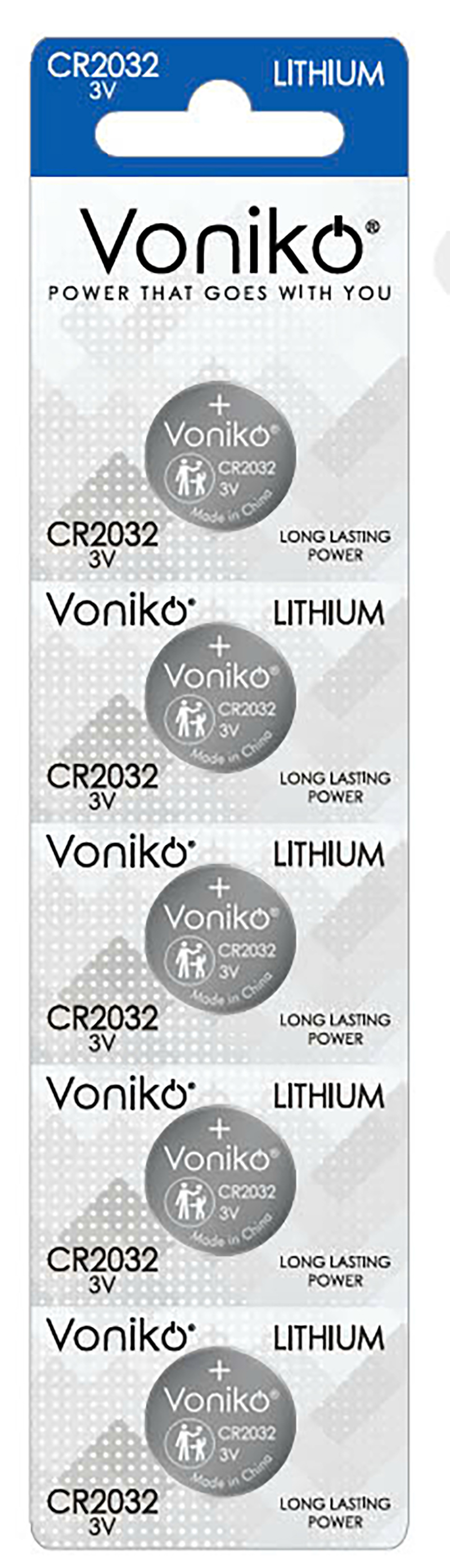 Pin Lithium Voniko CR2032 - Pin đồng xu 3V