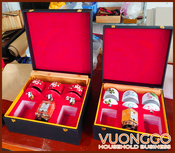 Hộp gỗ quà tặng nến thơm