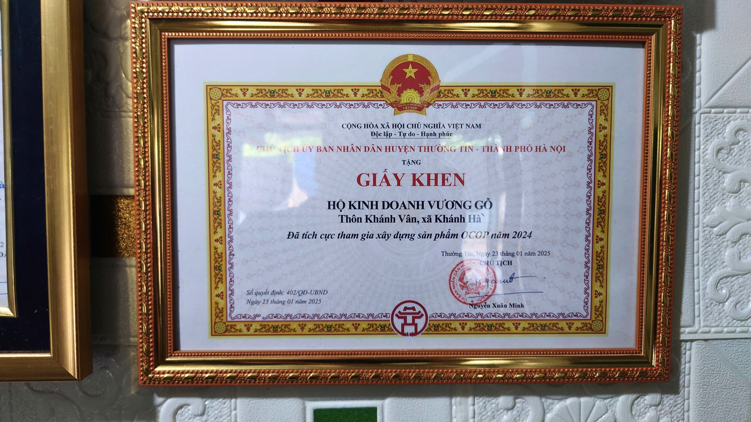 Chứng nhận chất lượng