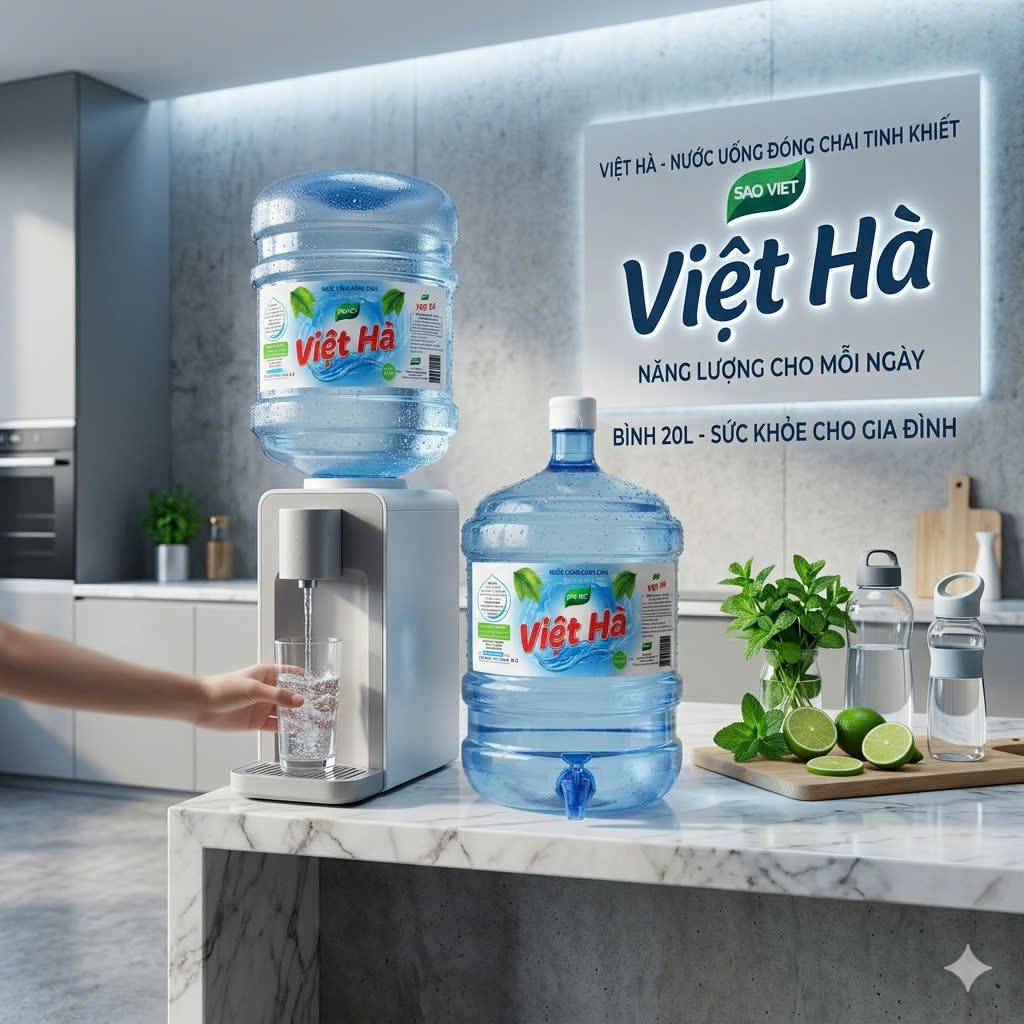 Nước đóng bình Việt Hà