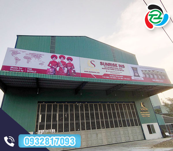 Bảng hiệu quảng cáo công ty Sunrise