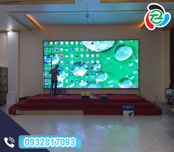Thi công lắp đặt màn hình LED trong nhà
