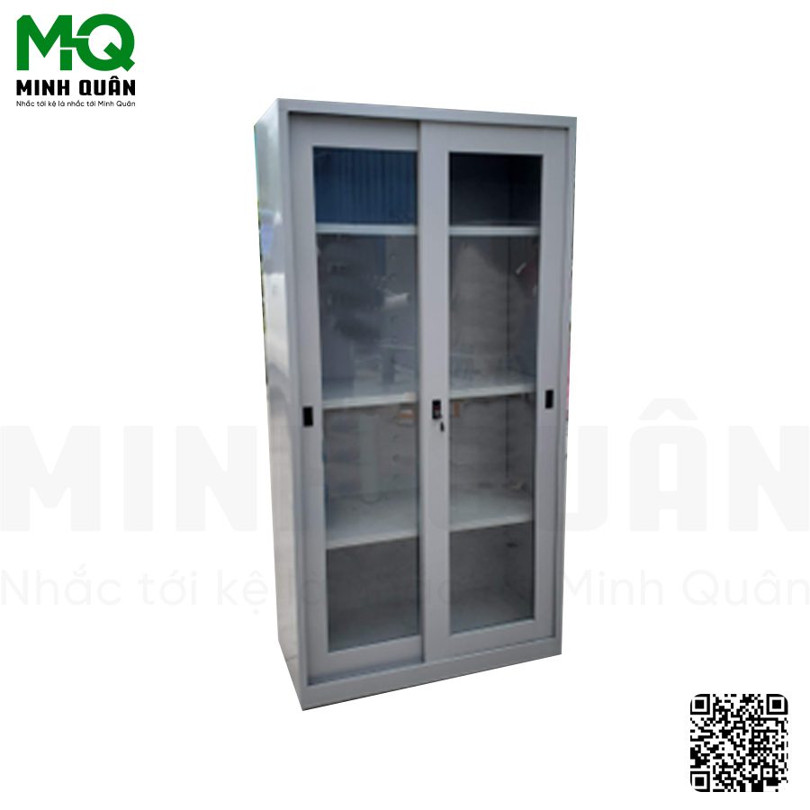 Tủ 2 cánh kính lùa - Kệ Siêu Thị Minh Quân - Công Ty TNHH Đầu Tư Phát Triển Thương Mại Dịch Vụ Minh Quân