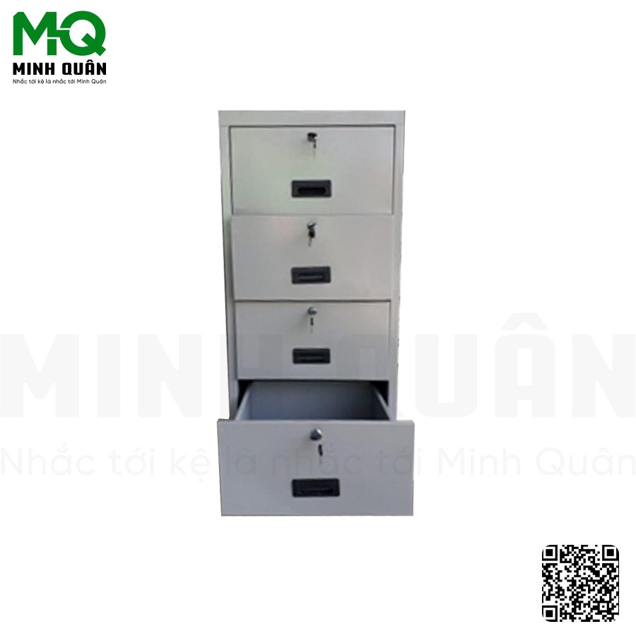 Tủ 4 hộc kéo - Kệ Siêu Thị Minh Quân - Công Ty TNHH Đầu Tư Phát Triển Thương Mại Dịch Vụ Minh Quân