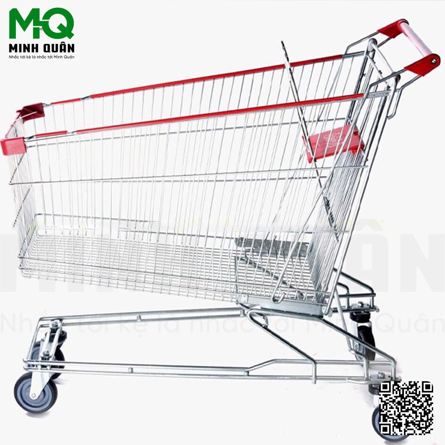 Xe đẩy siêu thị 60L - Kệ Siêu Thị Minh Quân - Công Ty TNHH Đầu Tư Phát Triển Thương Mại Dịch Vụ Minh Quân