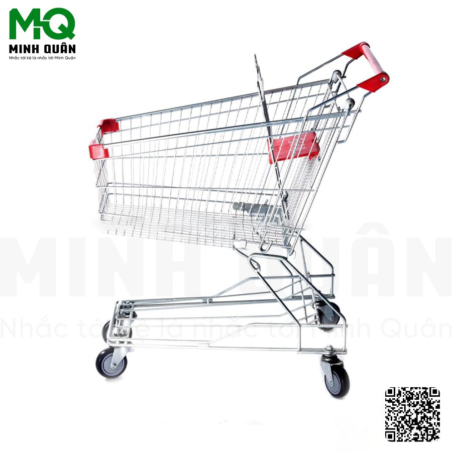 Xe kéo đi chợ 2 tầng đa năng - Kệ Siêu Thị Minh Quân - Công Ty TNHH Đầu Tư Phát Triển Thương Mại Dịch Vụ Minh Quân