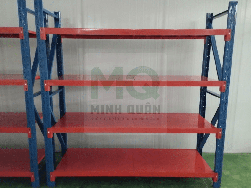 Cung cấp lắp đặt kệ trung tải cho nhà mày GUANGMEI Việt Nam - Kệ Siêu Thị Minh Quân - Công Ty TNHH Đầu Tư Phát Triển Thương Mại Dịch Vụ Minh Quân