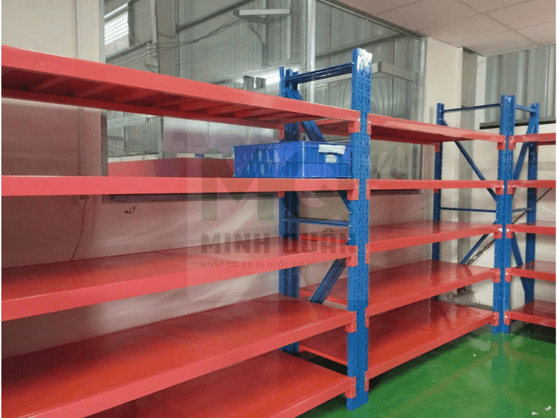 Cung cấp lắp đặt kệ trung tải cho nhà mày YIDA tại Long An - Kệ Siêu Thị Minh Quân - Công Ty TNHH Đầu Tư Phát Triển Thương Mại Dịch Vụ Minh Quân