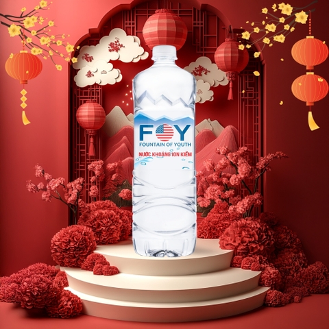 Nước khoáng ion kiềm 1.5L FOY