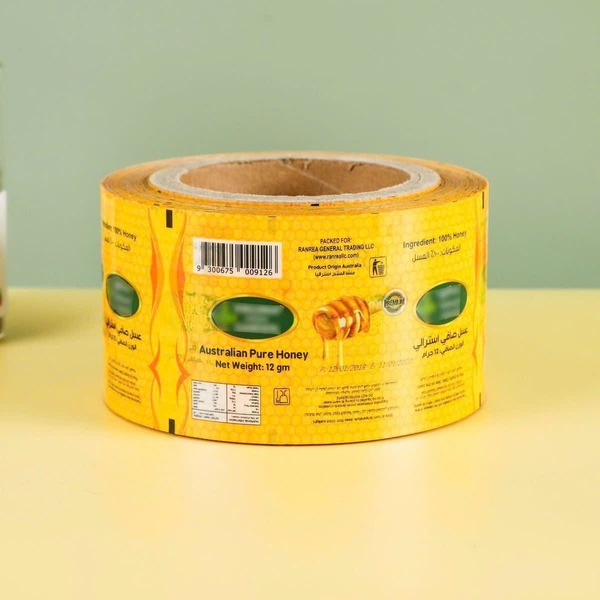 Cuộn màng đóng gói mật ong - Bao Bì Nhựa Amoy - Công Ty TNHH Bao Bì Nhựa Amoy