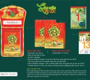 In lịch bloc - Công Ty TNHH In Ấn Quảng Cáo Và Quà Tặng Quân Anh