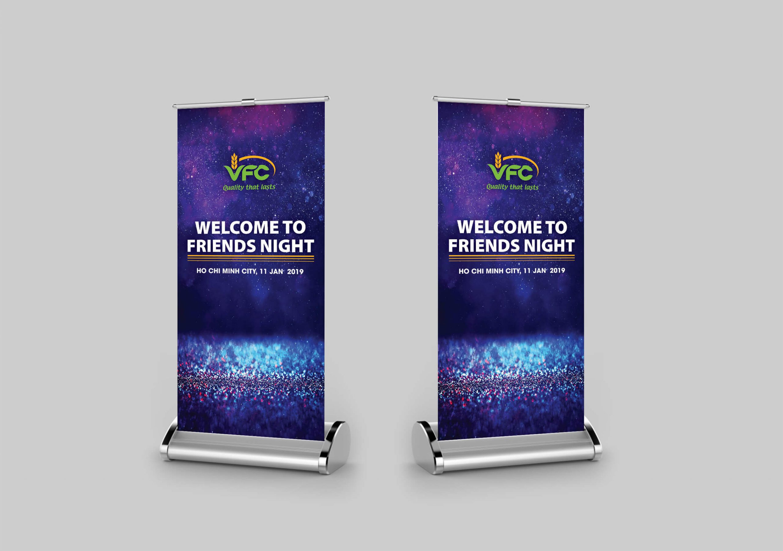 Thi công poster, standee