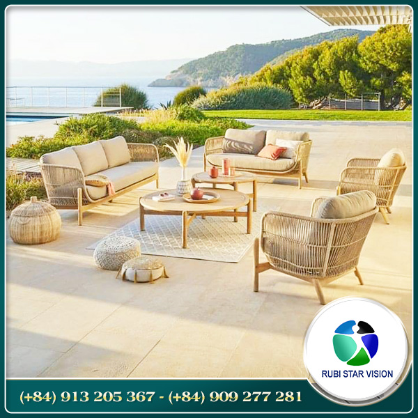 Bộ ghế sofa ngoài trời - Đồ Ngoại Thất - Công Ty TNHH Rubi Star Vision