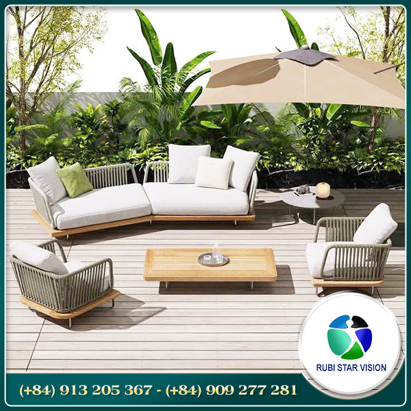 Bộ ghế sofa ngoài trời - Đồ Ngoại Thất - Công Ty TNHH Rubi Star Vision